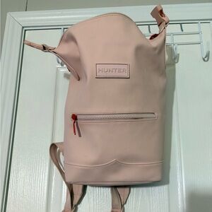 Hunter Original Top Clip Rubberized Backpack – Pale Pink (Minor Flaw)